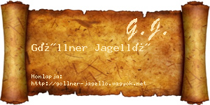 Göllner Jagelló névjegykártya